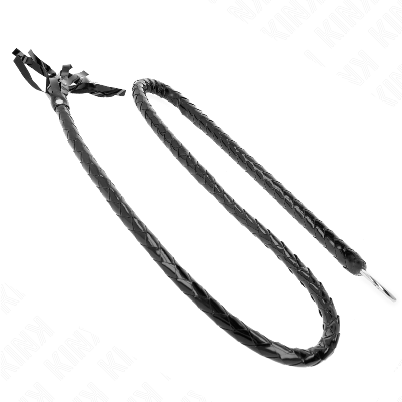 Kink – Lange Glänzende Pvc-Peitsche 138 Cm