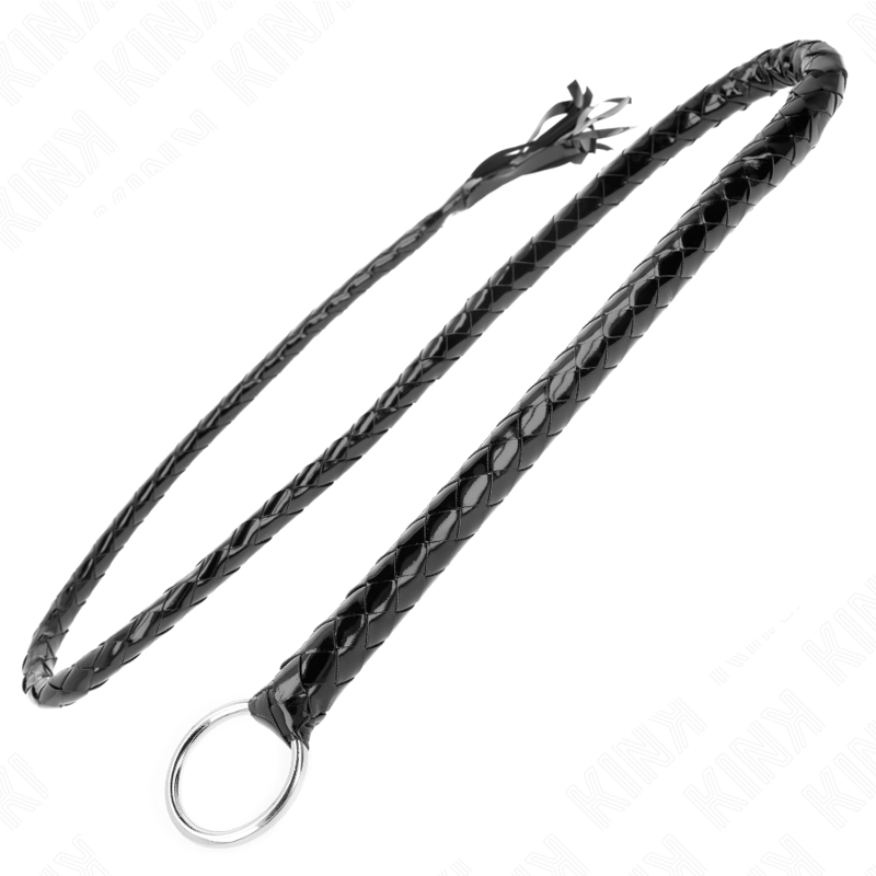 Kink – Lange Glänzende Pvc-Peitsche 138 Cm