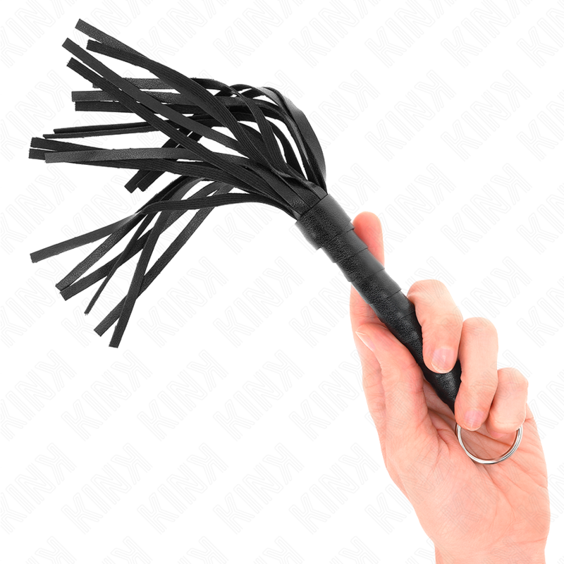 Kink Einfache Mini-peitsche Schwarz 28 cm