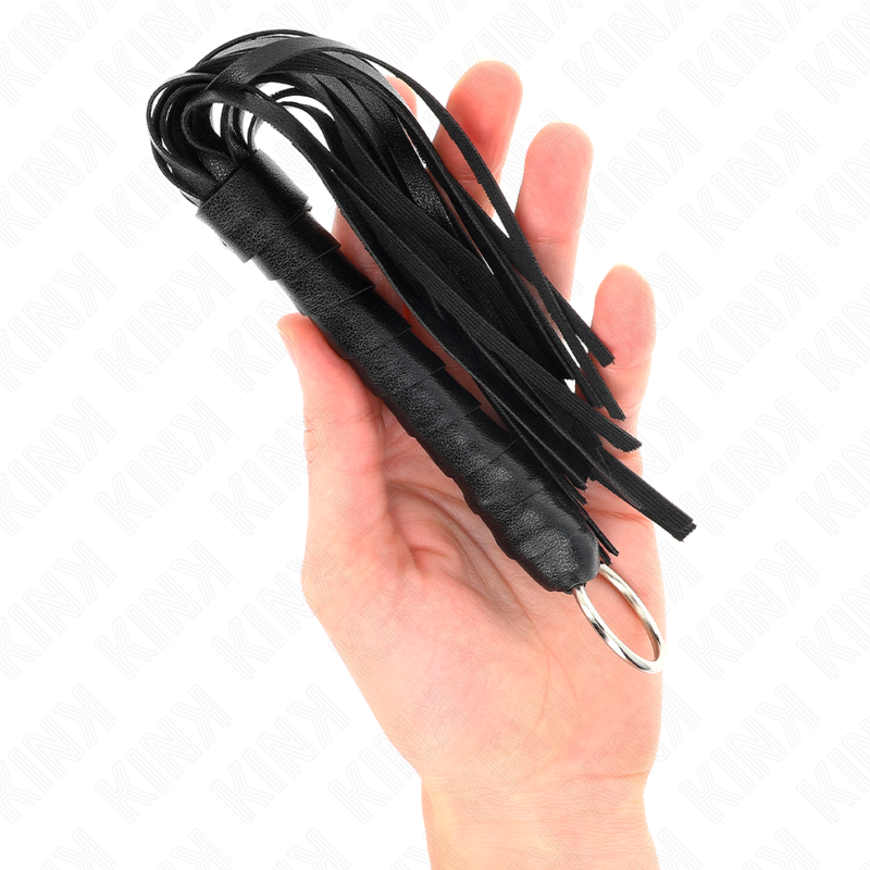 Kink Einfache Mini-peitsche Schwarz 28 cm