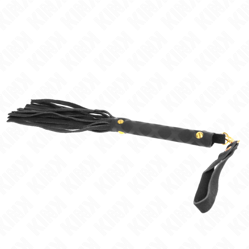 Kink – Schwarze Wildleder Mini-Peitsche 30 Cm