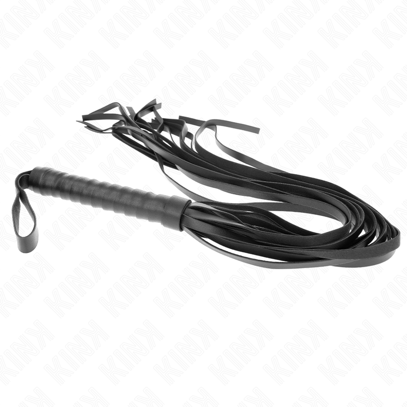 Kink – Negro Peitsche mit Kurzem Griff und Langem Schwanz 70 Cm