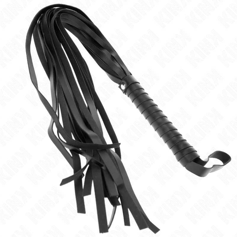 Kink – Negro Peitsche mit Kurzem Griff und Langem Schwanz 70 Cm