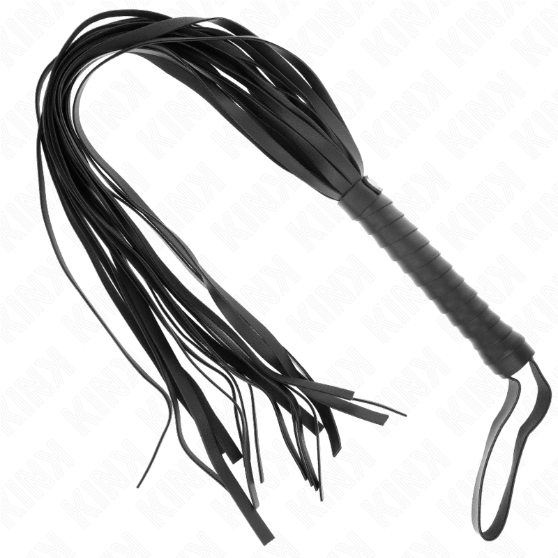 Kink – Negro Peitsche mit Kurzem Griff und Langem Schwanz 70 Cm