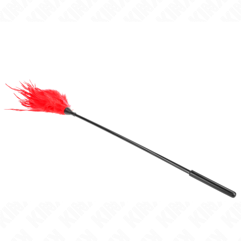 Kink – Mehrere Rote Kitzelfedern 45 Cm