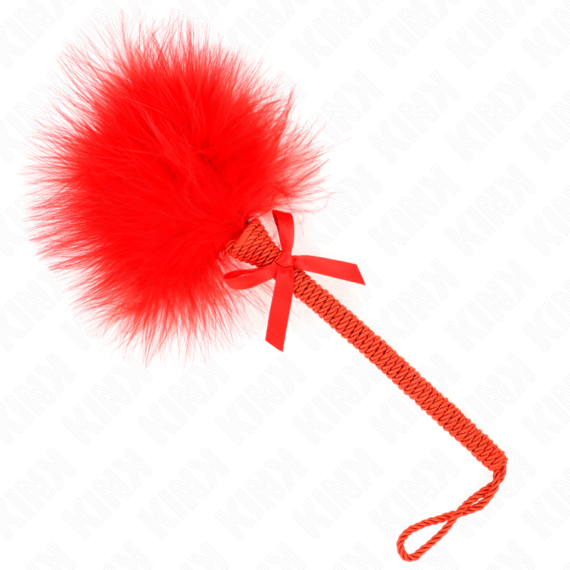 Kink – Nylonseilstab mit Kissenfedern und Roter Schleife 25 Cm