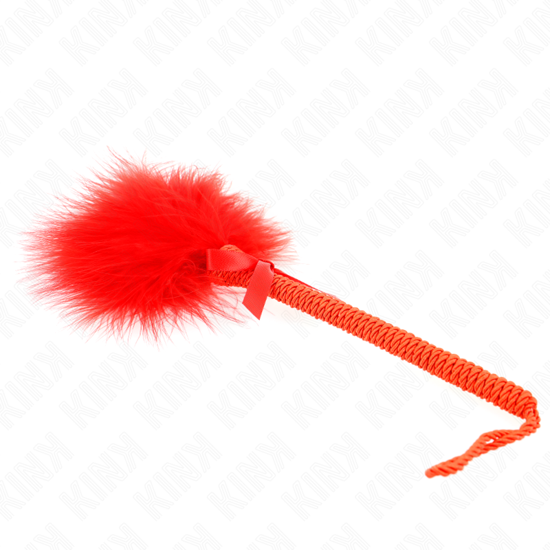 Kink – Nylonseilstab mit Kissenfedern und Roter Schleife 25 Cm
