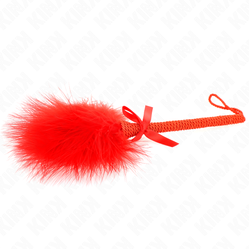 Kink – Nylonseilstab mit Kissenfedern und Roter Schleife 25 Cm
