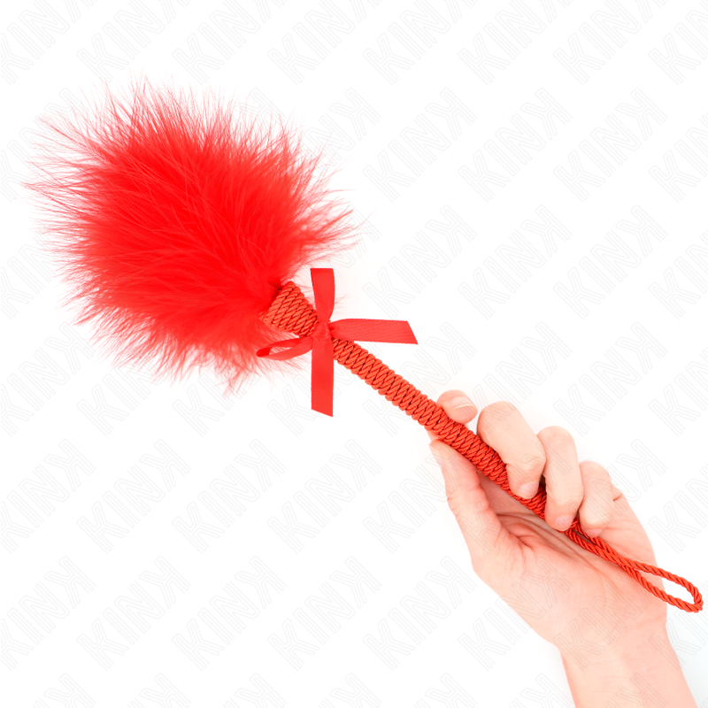 Kink – Nylonseilstab mit Kissenfedern und Roter Schleife 25 Cm