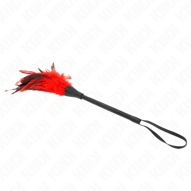 Kink – Red Maids Hornform Tickle Hühnerfedern 36 Cm
