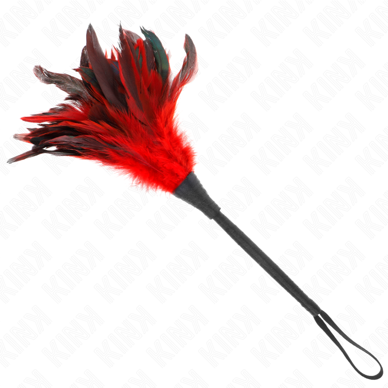 Kink – Red Maids Hornform Tickle Hühnerfedern 36 Cm