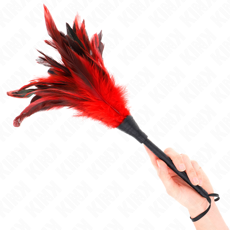 Kink – Red Maids Hornform Tickle Hühnerfedern 36 Cm