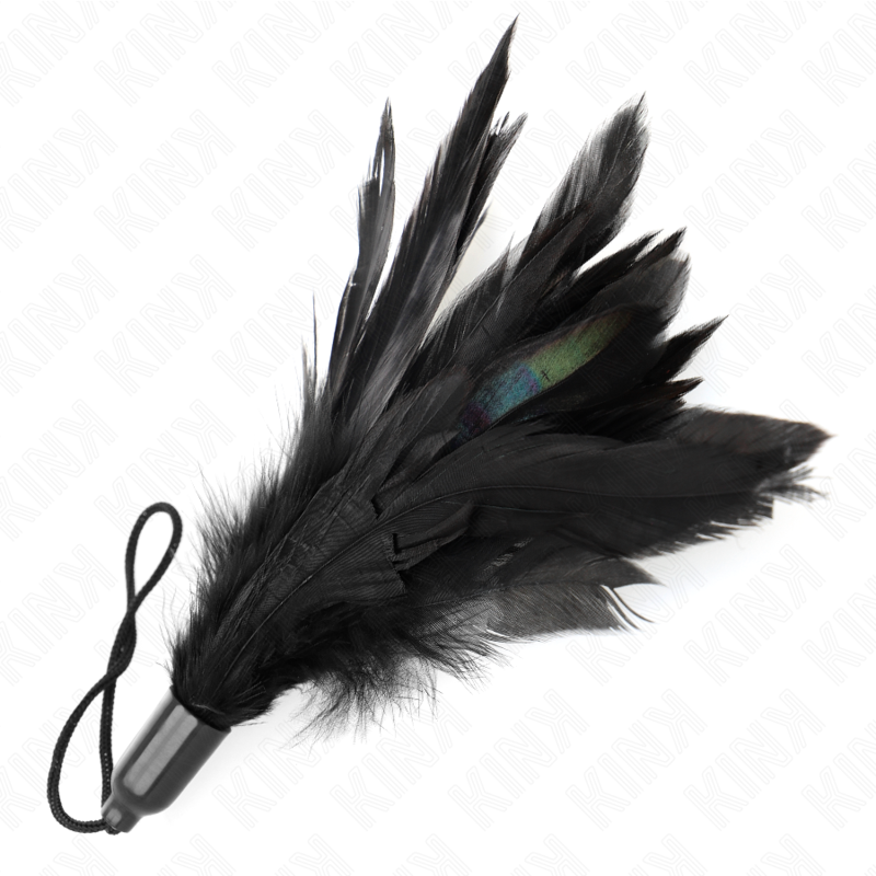 Kink Tickle Feathers mit Seilgriff Kunststoffbasis 15 cm