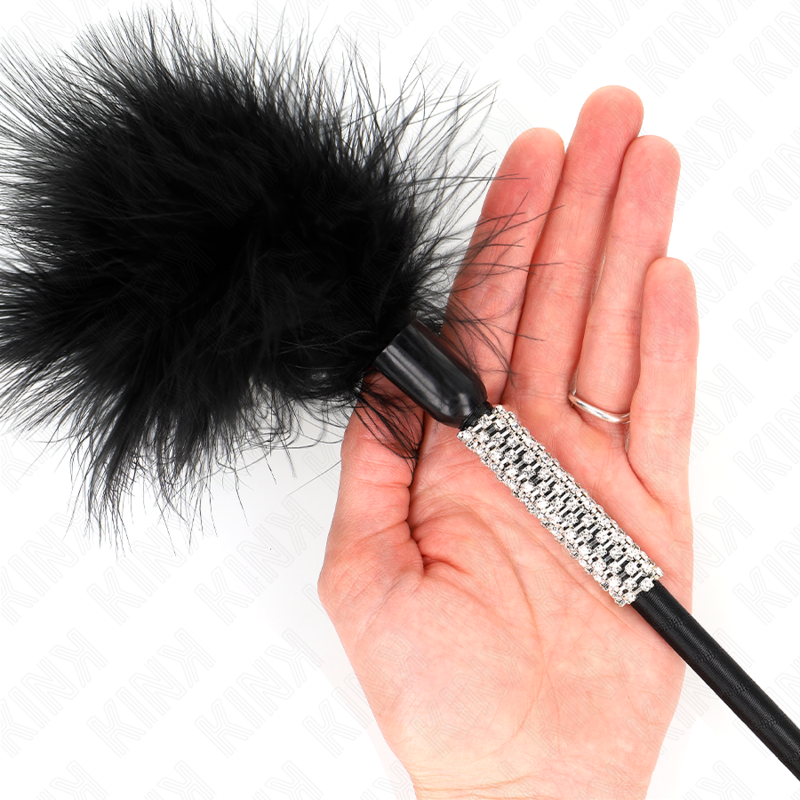 Kink Tickle Federn mit Strass-griff 50 CM