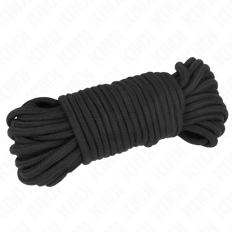Kink – Baumwollseil 20 Meter Schwarz