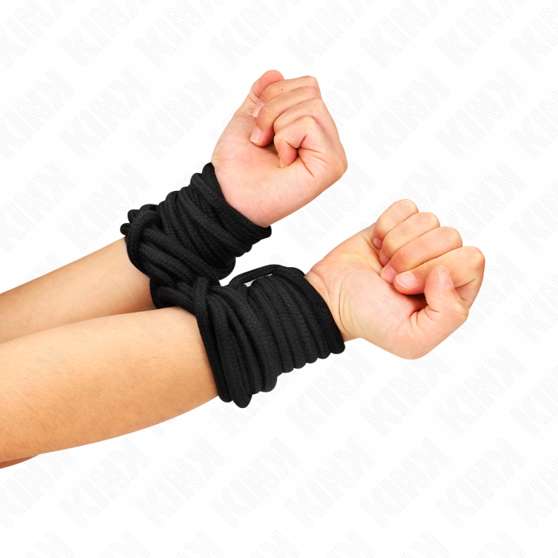 Kink – Baumwollseil 20 Meter Schwarz