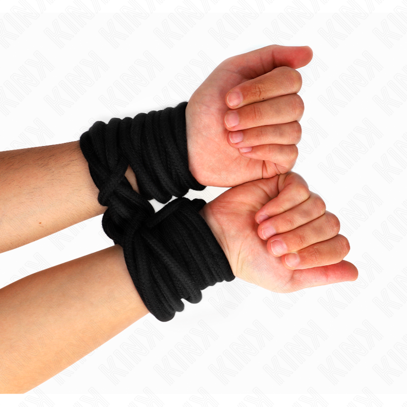 Kink – Baumwollseil 20 Meter Schwarz