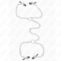 Kink – 4 Ketten-Nippelklammern 32 Cm mit Ketten 14 Cm