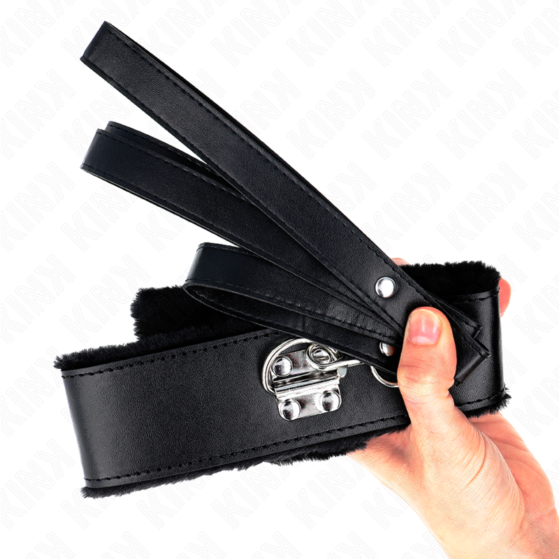 Kink – Halskette mit Leine 116 Cm mit Silbernen Nieten Modell 4 Sch...