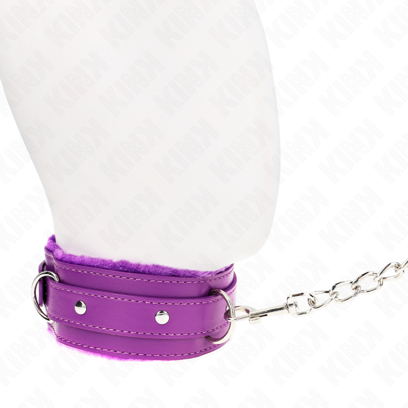 Kink – Halsband mit Leine 65 Cm mit Einschränkungen Lila 36-42 Cm x...