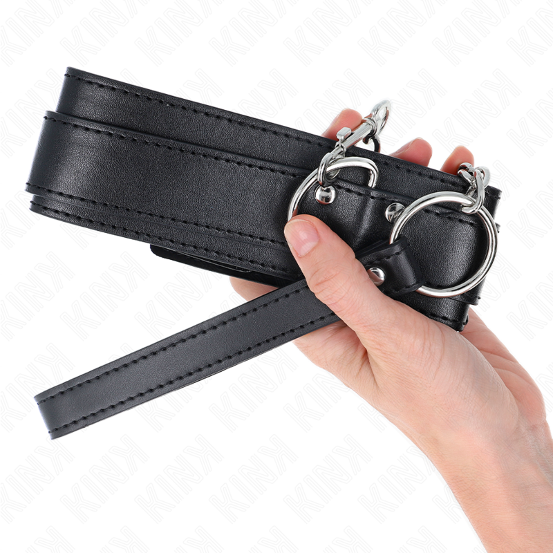 Kink – Halskette mit Riemen 65 Cm Silber Schnallen Verstellbar 33-4...