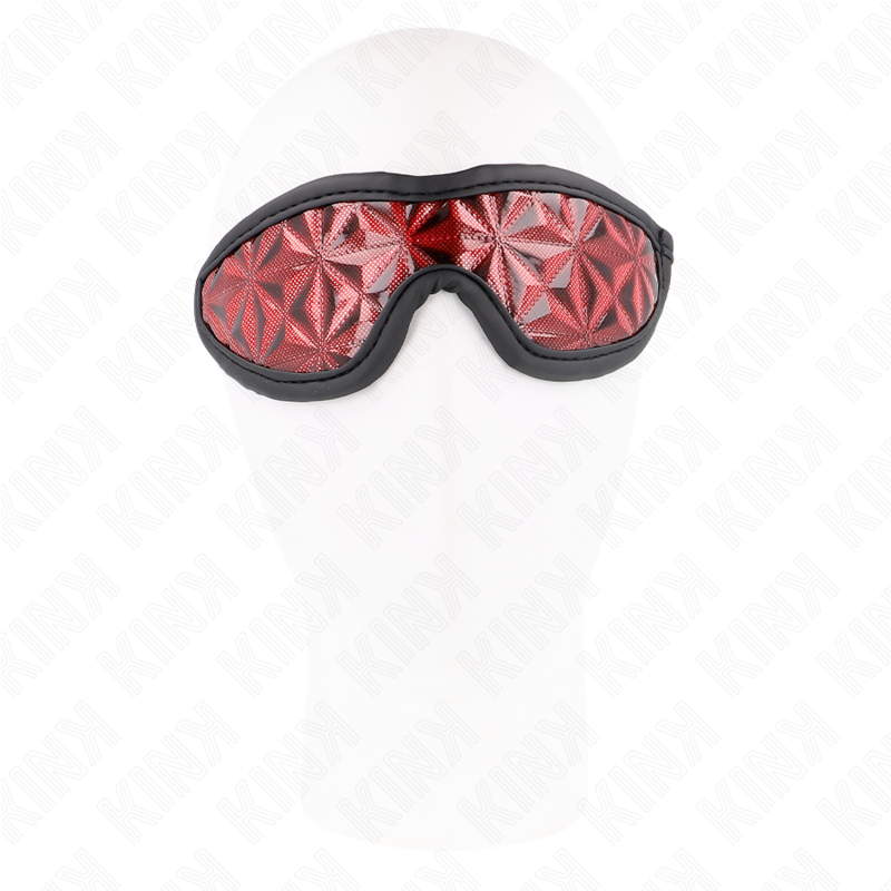 Kink – Rotes Stirnband mit Rautenmuster 20,5 x 6 Cm