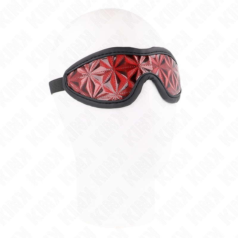 Kink – Rotes Stirnband mit Rautenmuster 20,5 x 6 Cm