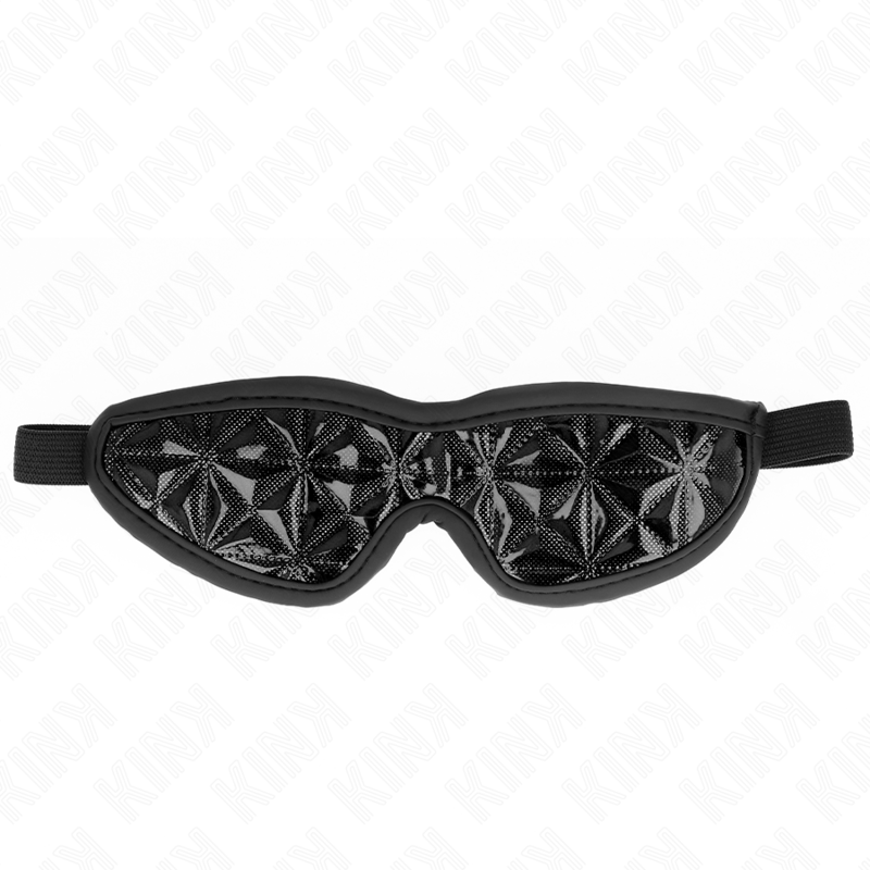 Kink – Schwarzes Stirnband mit Rautenmuster 20,5 x 6 Cm