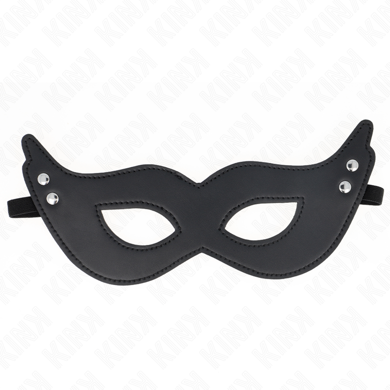 Kink – Kunstledermaske mit Nieten Modell 1 26 x 8 Cm