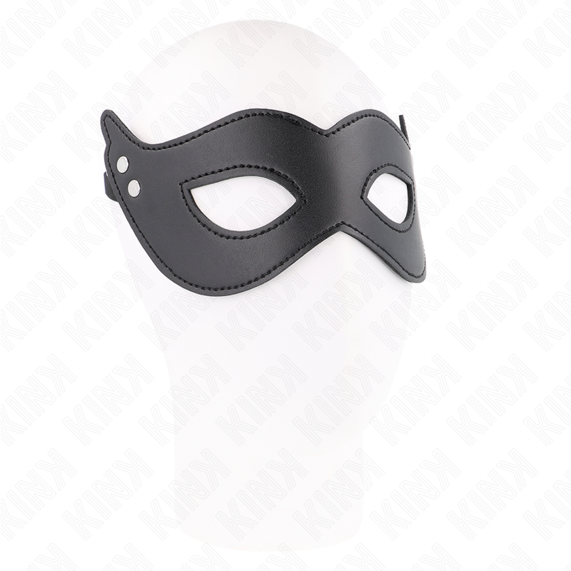 Kink – Kunstledermaske mit Nieten Modell 1 26 x 8 Cm