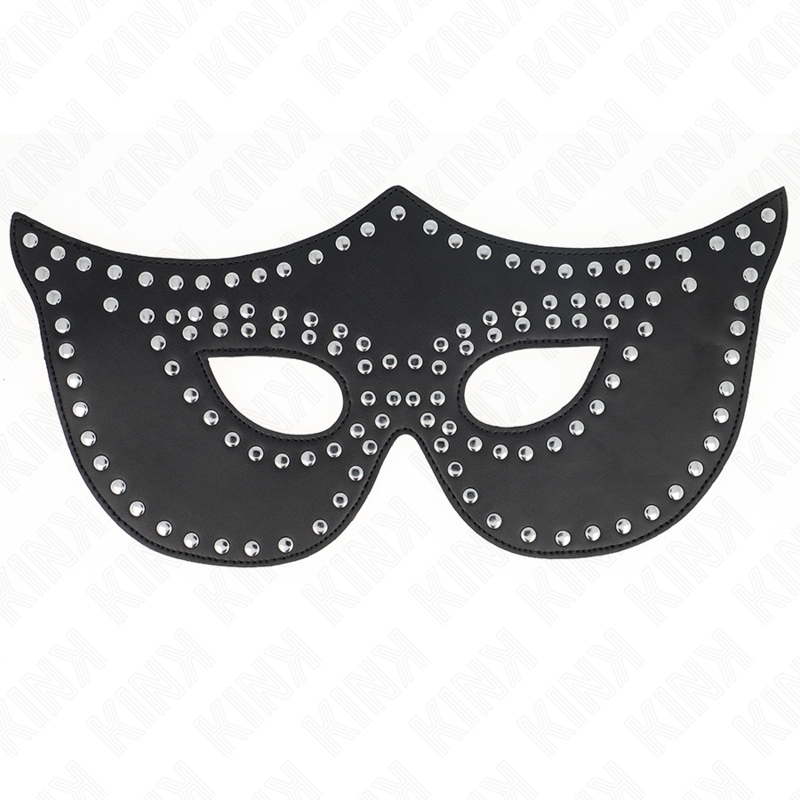 Kink – Kunstledermaske mit Nieten Modell 2 30 x 12 Cm