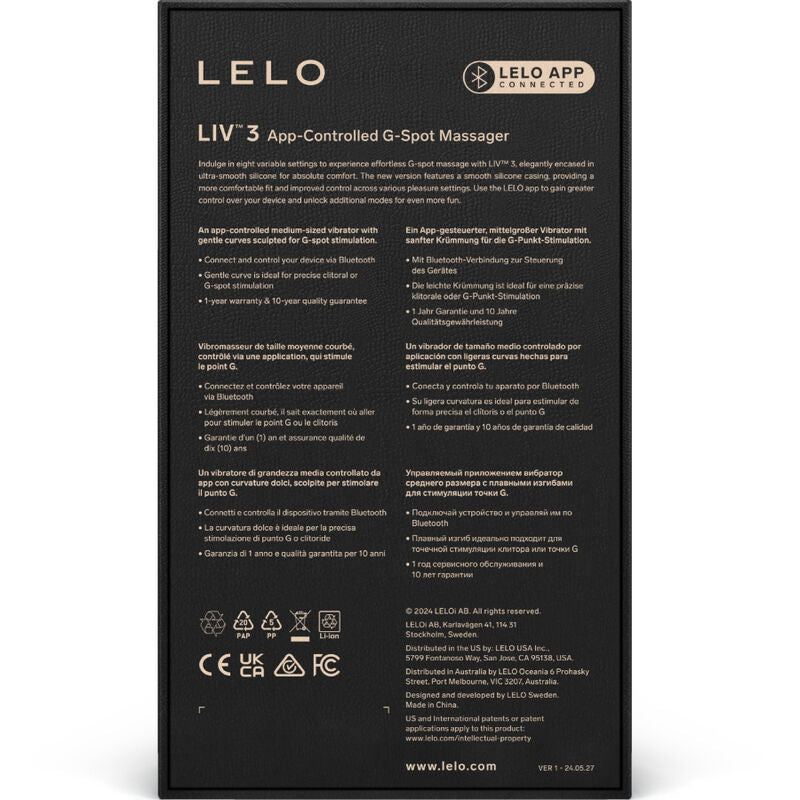 Lelo – Liv™ 3 G-Spot-Stimulator Rosa