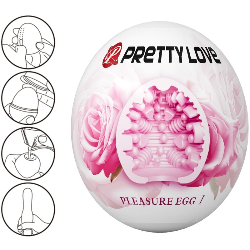 Pretty Love – Männlicher Masturbator Ei Rosa