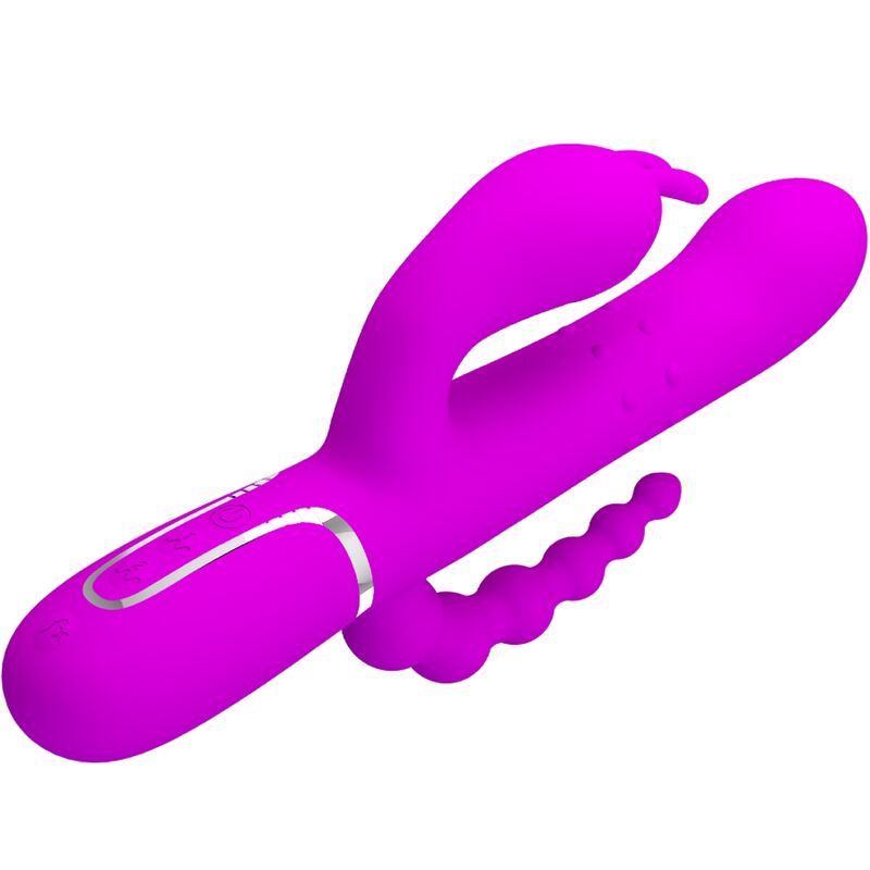 Pretty Love – Cammy Triple Vibrator Multifunktion 4 in 1 Rosa