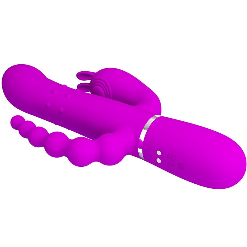 Pretty Love – Cammy Triple Vibrator Multifunktion 4 in 1 Rosa