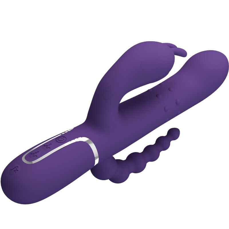 Pretty Love – Cammy Triple Vibrator Multifunktion 4 in 1 Lila