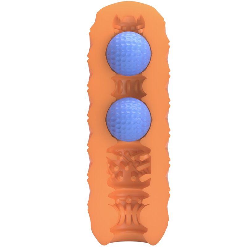 Pretty Love – Twin Balls Männlicher Masturbator Orange