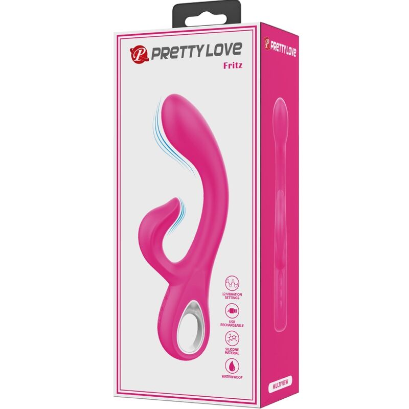 Pretty Love – Fritz Rabbit Vibrator 12 Vibrationen Rosa