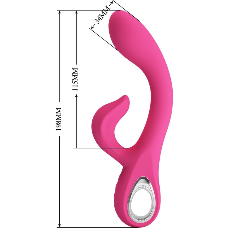 Pretty Love – Fritz Rabbit Vibrator 12 Vibrationen Rosa