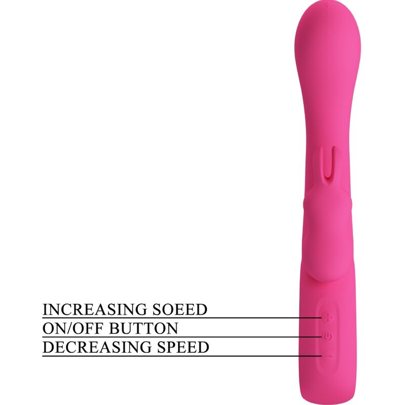 Pretty Love – Novak Rabbit Vibrator 12 Vibrationen Rosa