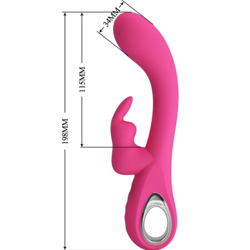 Pretty Love – Novak Rabbit Vibrator 12 Vibrationen Rosa