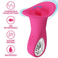 Pretty Love – Clyde Oralvibrator Vibrierende Zunge 12 Vibrationen Rosa