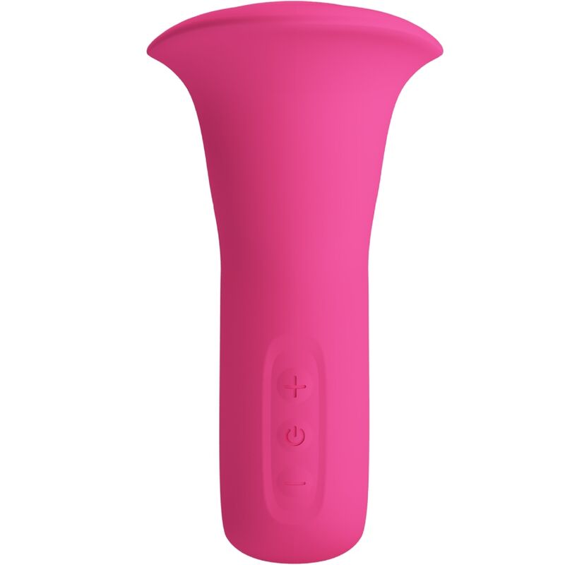 Pretty Love – Clyde Oralvibrator Vibrierende Zunge 12 Vibrationen Rosa