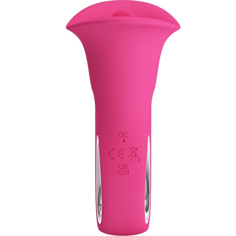 Pretty Love – Clyde Oralvibrator Vibrierende Zunge 12 Vibrationen Rosa