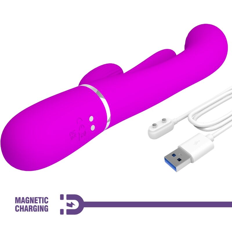 Pretty Love – Shania Triple Rabbit Vibrator Multifunktions-Rosa