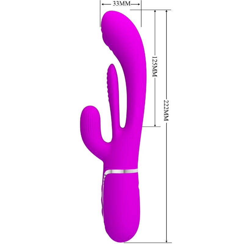 Pretty Love – Shania Triple Rabbit Vibrator Multifunktions-Rosa