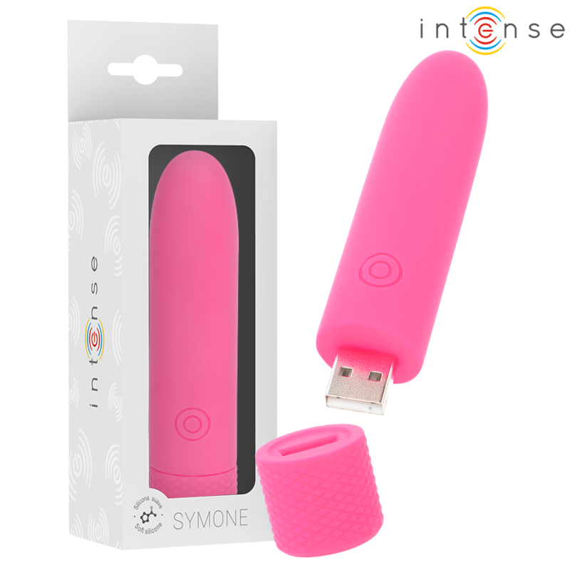 Intense – Symone Usb Wiederaufladbarer Vibrierender Bullet 8 Vibrat...