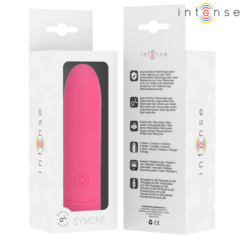Intense – Symone Usb Wiederaufladbarer Vibrierender Bullet 8 Vibrat...