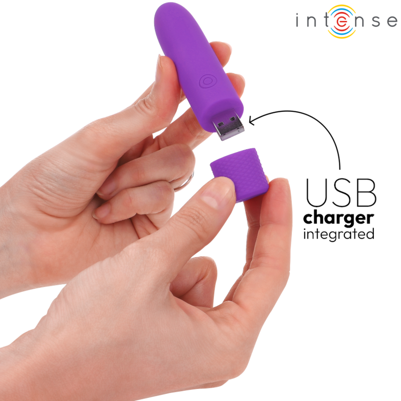 Intense – Symone Usb Wiederaufladbarer Vibrierender Bullet 8 Vibrat...