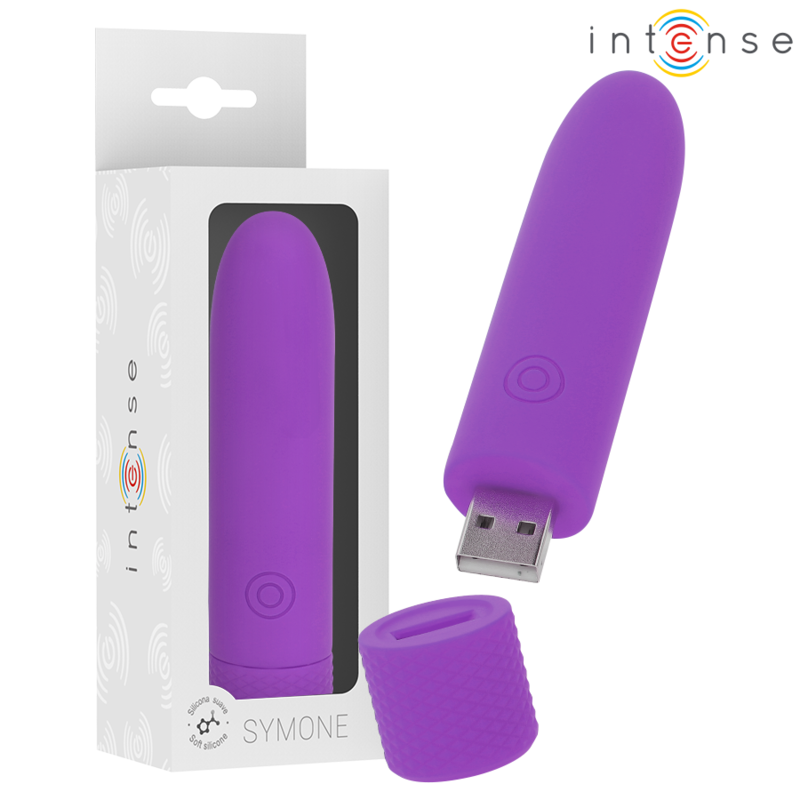 Intense – Symone Usb Wiederaufladbarer Vibrierender Bullet 8 Vibrat...